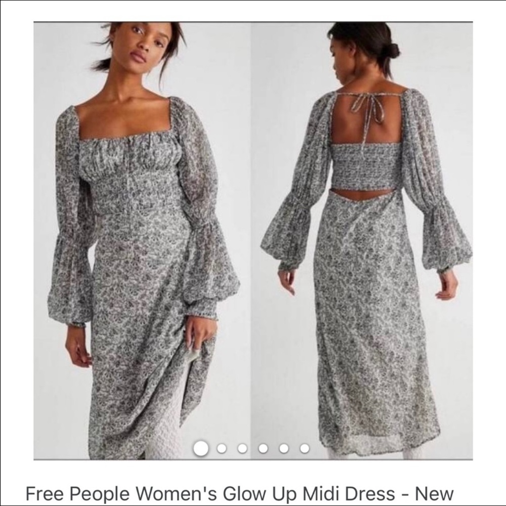 SALE Free People Aglow midi dress